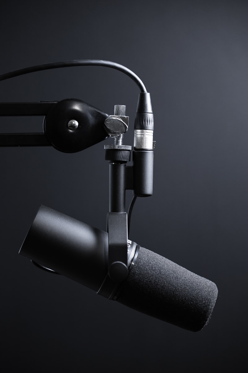 A close up view of professional audio mixer console